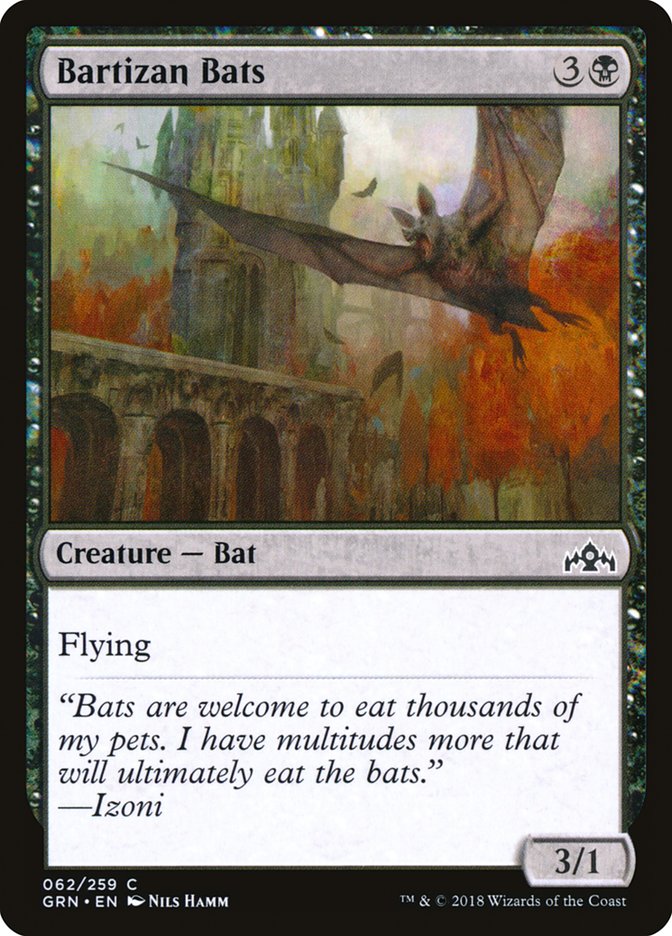 Bartizan Bats [Guilds of Ravnica] Magic: The Gathering