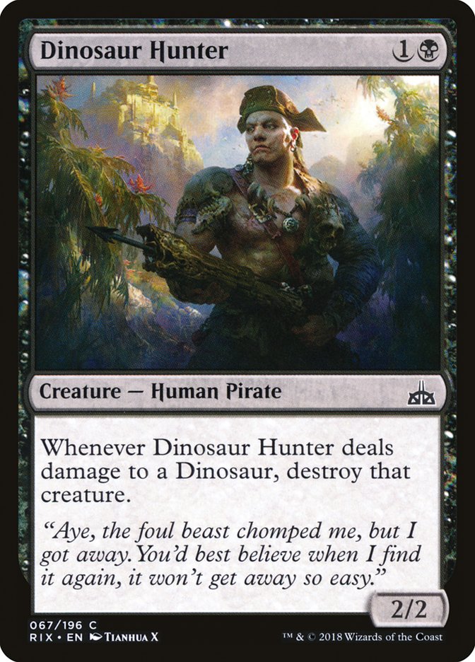 Dinosaur Hunter [Rivals of Ixalan] Magic: The Gathering