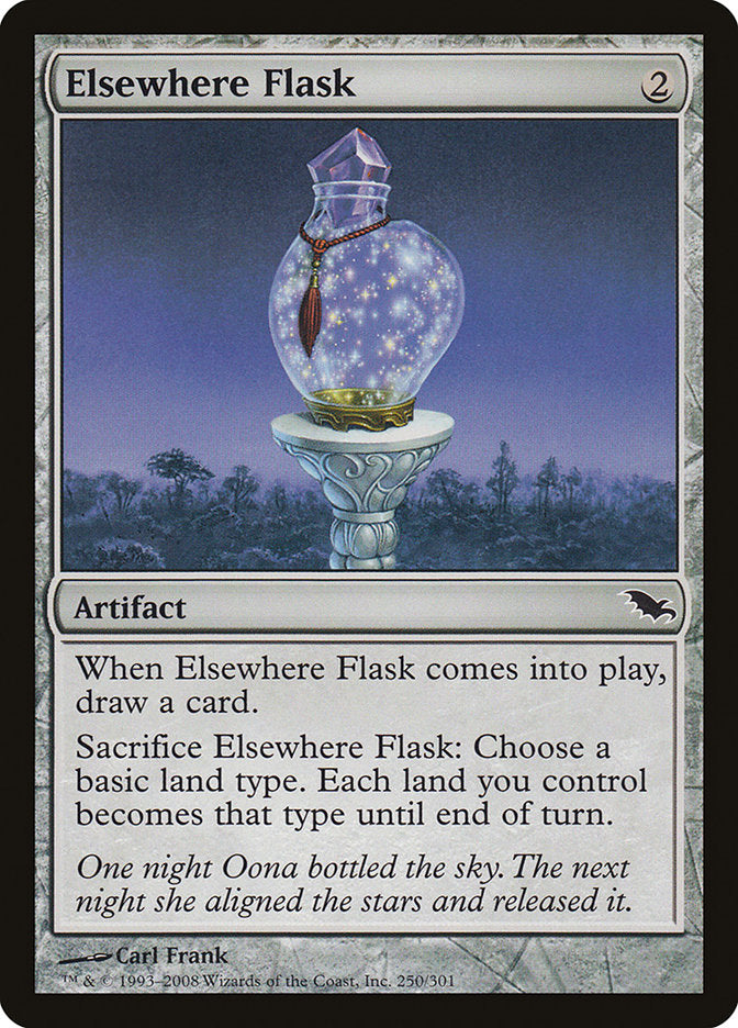 Elsewhere Flask [Shadowmoor] Magic: The Gathering