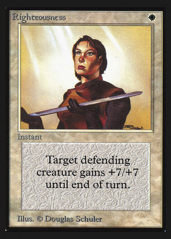 Righteousness [International Collectors' Edition] Magic: The Gathering