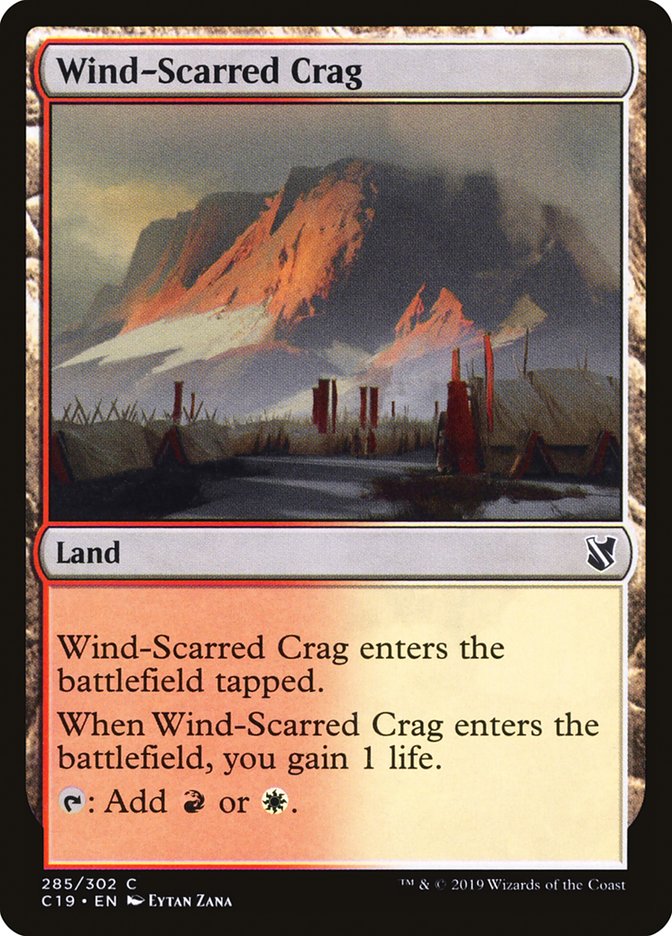 Wind-Scarred Crag [Commander 2019] Magic: The Gathering