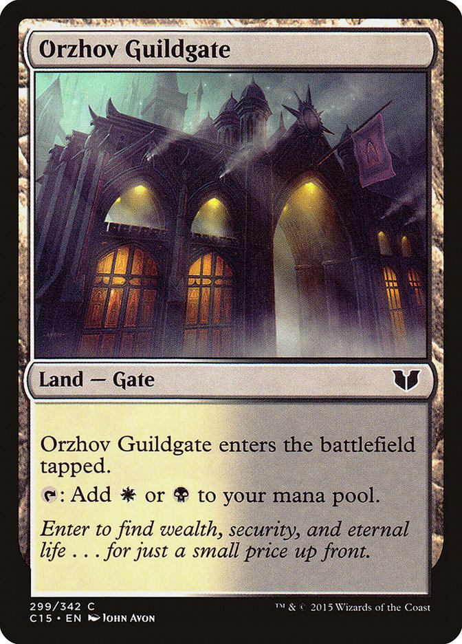 Orzhov Guildgate [Commander 2015] Magic: The Gathering