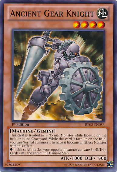 Ancient Gear Knight [BP02-EN056] Common Yu-Gi-Oh!