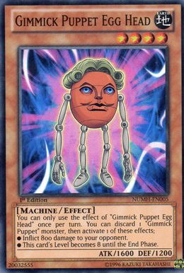 Gimmick Puppet Egg Head [NUMH-EN005] Super Rare Yu-Gi-Oh!