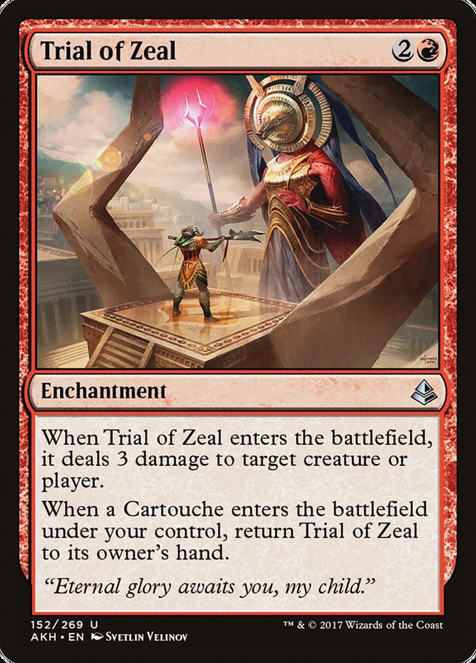 Trial of Zeal [Amonkhet] Magic: The Gathering