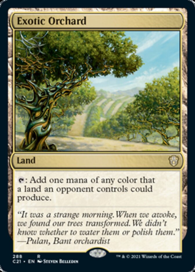 Exotic Orchard [Commander 2021] Magic: The Gathering