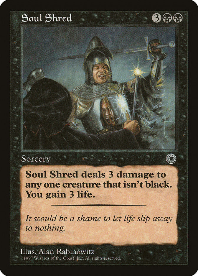 Soul Shred [Portal] Magic: The Gathering