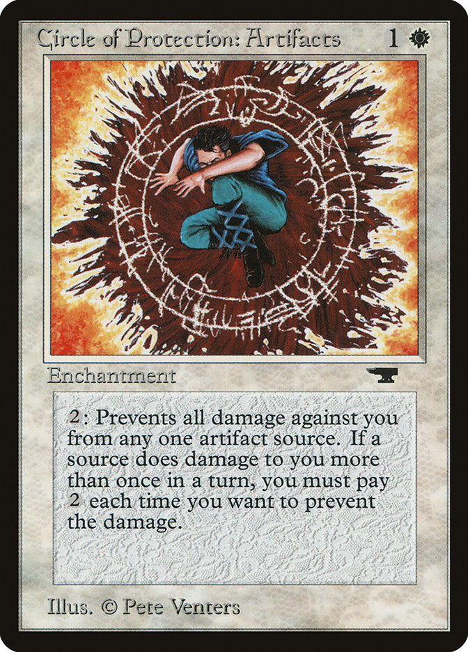 Circle of Protection: Artifacts [Antiquities] Magic: The Gathering