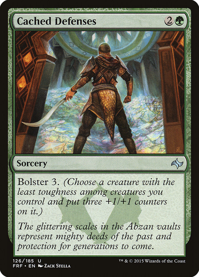 Cached Defenses [Fate Reforged] Magic: The Gathering