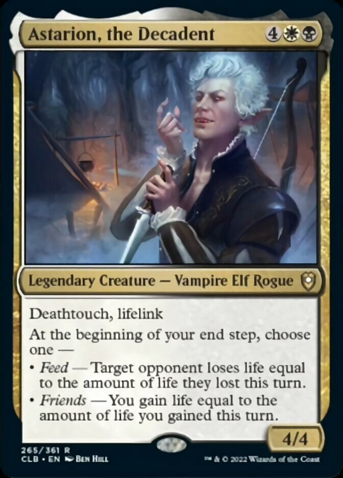 Astarion, the Decadent [Commander Legends: Battle for Baldur's Gate] Magic: The Gathering