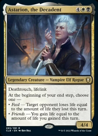 Astarion, the Decadent [Commander Legends: Battle for Baldur's Gate] Magic: The Gathering