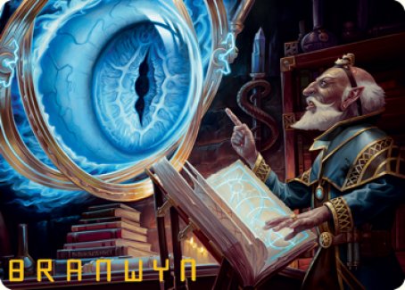 Contact Other Plane Art Card (Gold-Stamped Signature) [Dungeons & Dragons: Adventures in the Forgotten Realms Art Series] Magic: The Gathering
