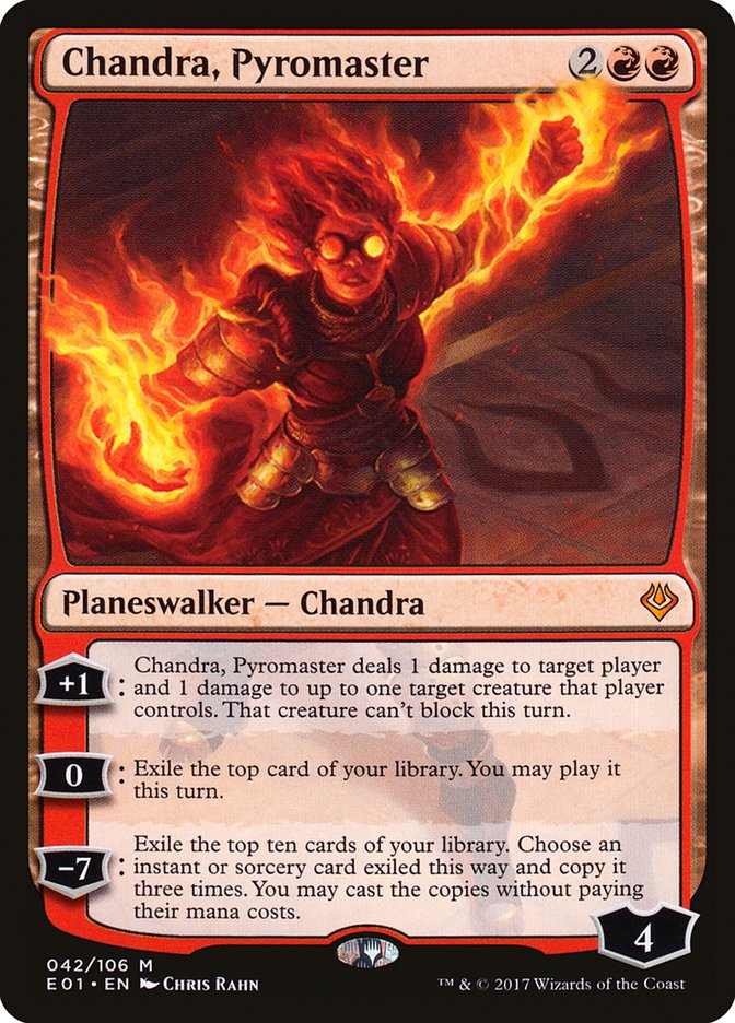 Chandra, Pyromaster [Archenemy: Nicol Bolas] Magic: The Gathering