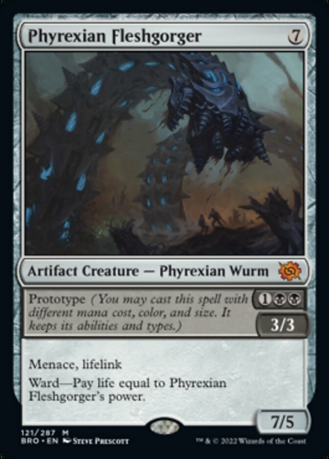 Phyrexian Fleshgorger [The Brothers' War] Magic: The Gathering