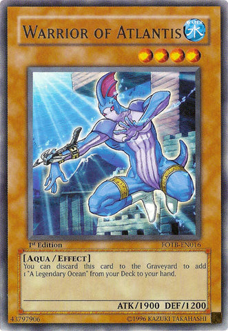 Warrior of Atlantis [FOTB-EN016] Rare Yu-Gi-Oh!