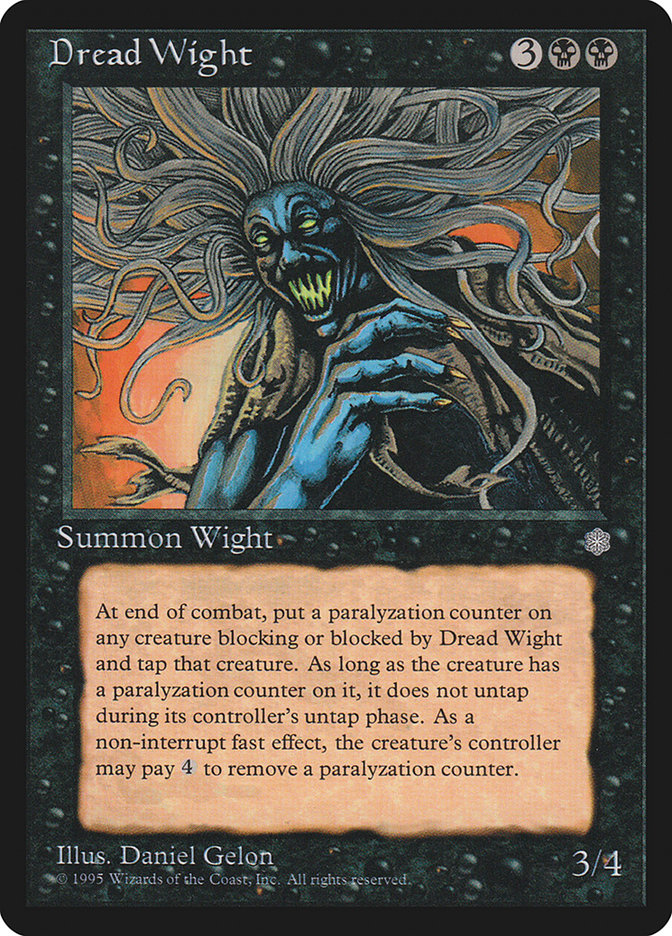 Dread Wight [Ice Age] Magic: The Gathering