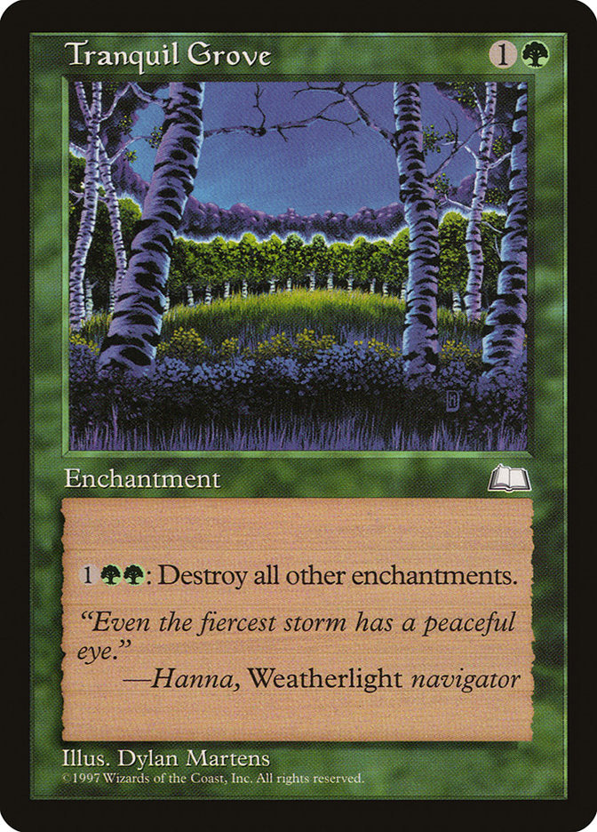 Tranquil Grove [Weatherlight] Magic: The Gathering