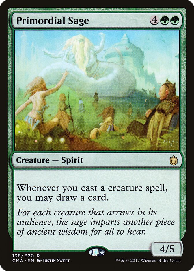 Primordial Sage [Commander Anthology] Magic: The Gathering