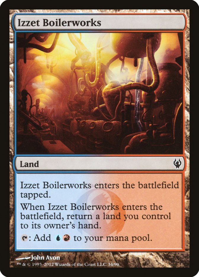 Izzet Boilerworks [Duel Decks: Izzet vs. Golgari] Magic: The Gathering