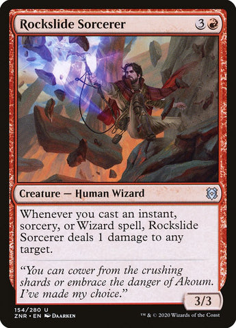 Rockslide Sorcerer [Zendikar Rising] Magic: The Gathering