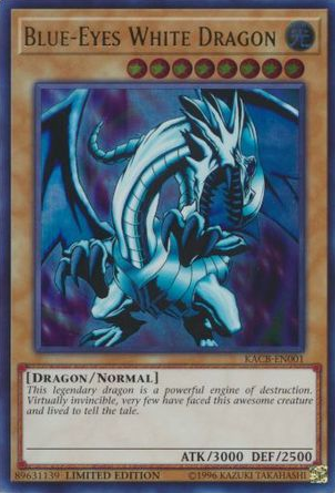 Blue-Eyes White Dragon [KACB-EN001] Ultra Rare Yu-Gi-Oh!