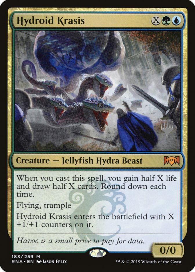 Hydroid Krasis (Promo Pack) [Ravnica Allegiance Promos] Magic: The Gathering