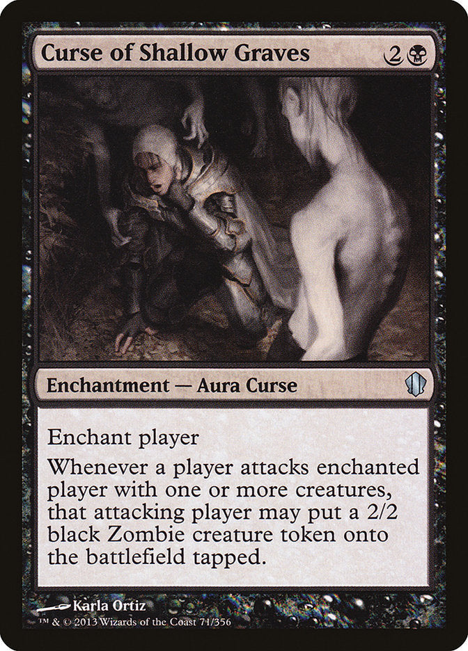 Curse of Shallow Graves [Commander 2013] Magic: The Gathering