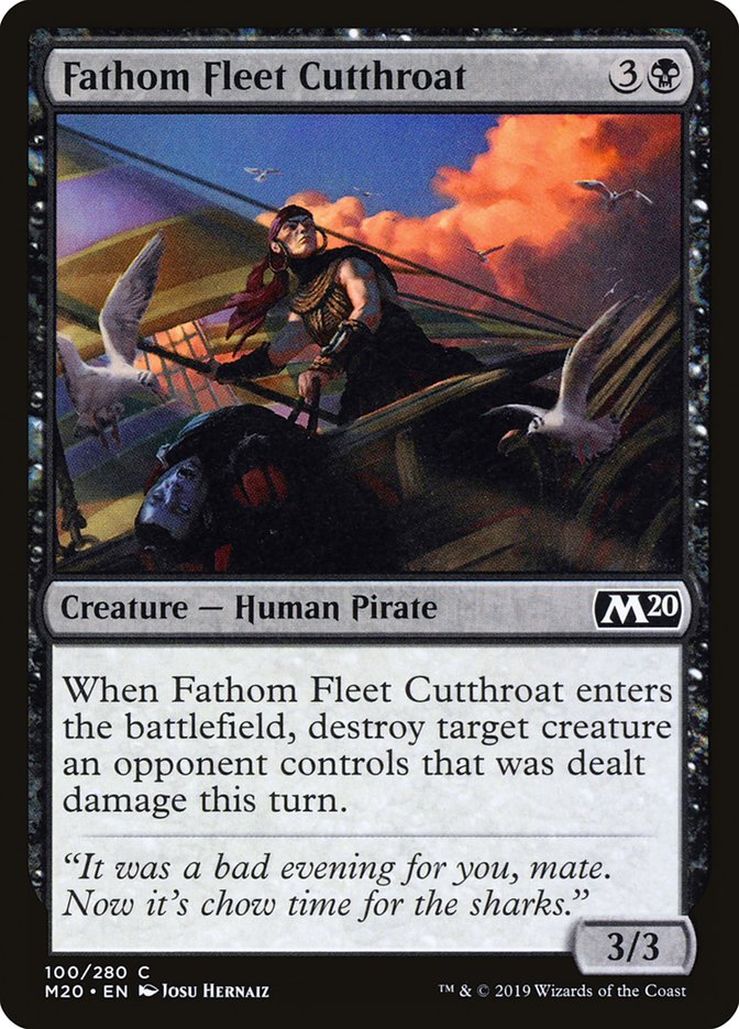 Fathom Fleet Cutthroat [Core Set 2020] Magic: The Gathering
