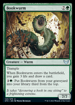 Bookwurm [Strixhaven: School of Mages] Magic: The Gathering