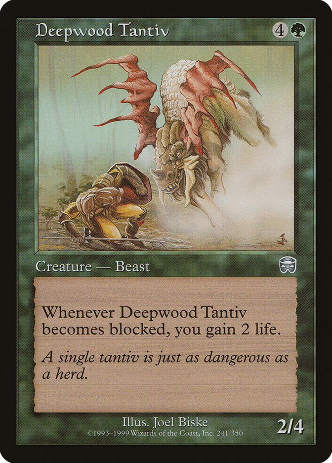 Deepwood Tantiv [Mercadian Masques] Magic: The Gathering