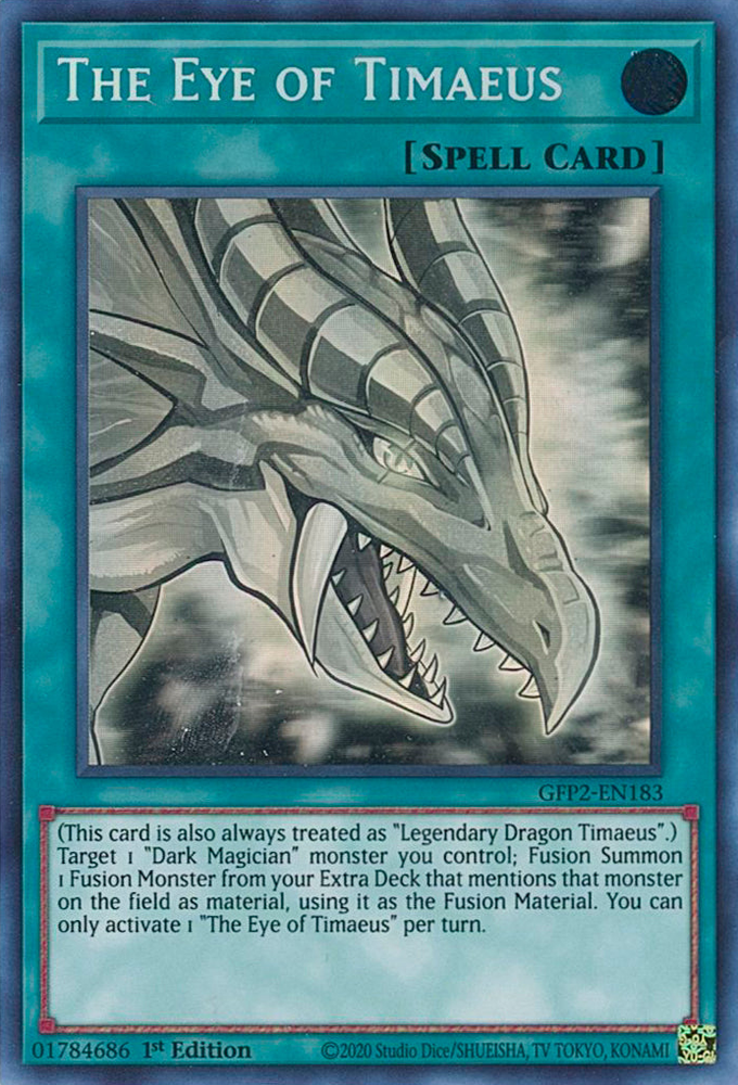 The Eye of Timaeus [GFP2-EN183] Ghost Rare Yu-Gi-Oh!