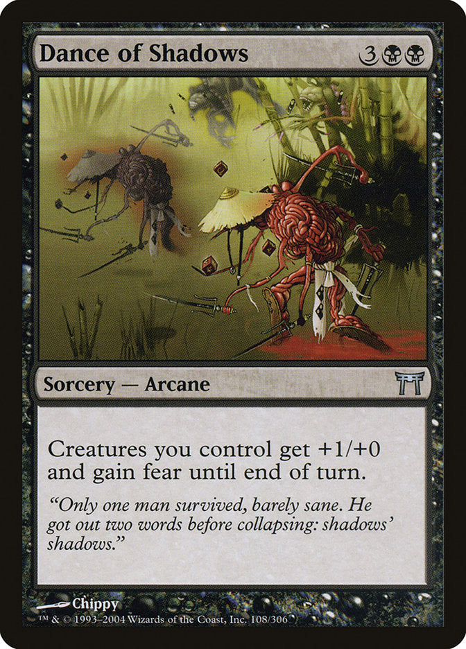 Dance of Shadows [Champions of Kamigawa] Magic: The Gathering