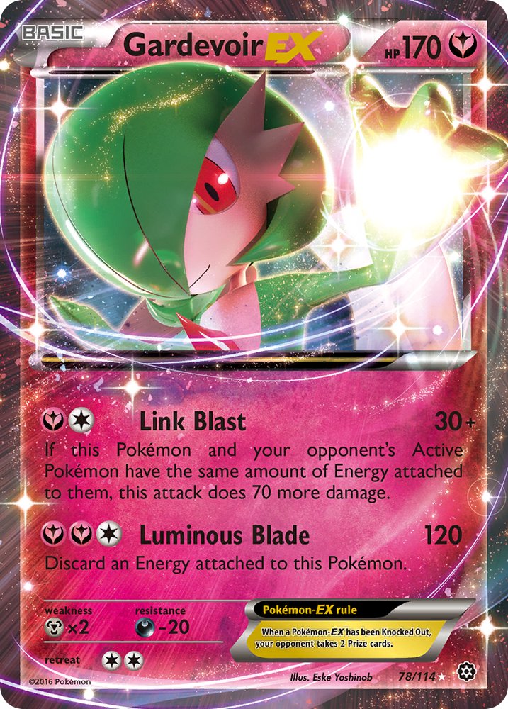 Gardevoir EX (78/114) [XY: Steam Siege] Pokémon