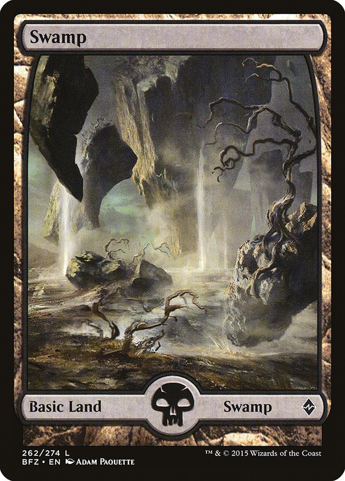 Swamp (262) [Battle for Zendikar] Magic: The Gathering
