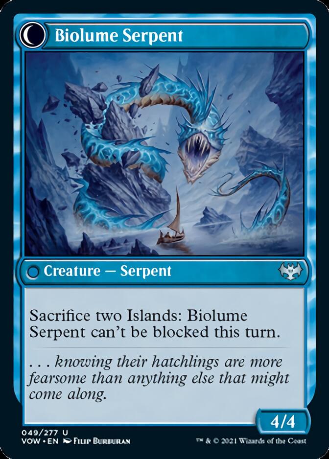 Biolume Egg // Biolume Serpent [Innistrad: Crimson Vow] Magic: The Gathering