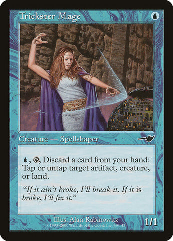 Trickster Mage [Nemesis] Magic: The Gathering