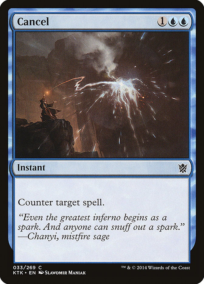 Cancel [Khans of Tarkir] Magic: The Gathering