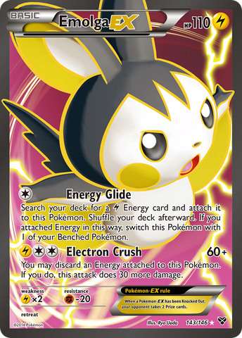 Emolga EX (143/146) [XY: Base Set] Pokémon