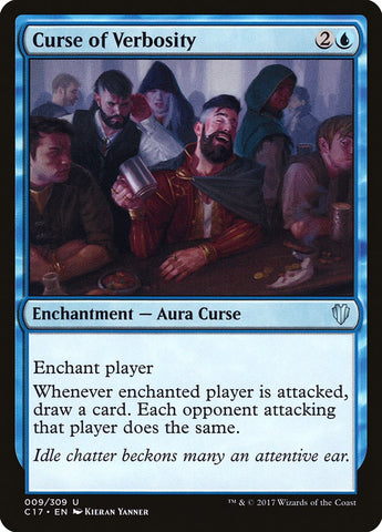 Curse of Verbosity [Commander 2017] Magic: The Gathering