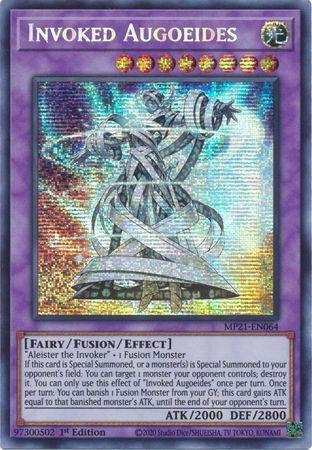Invoked Augoeides [MP21-EN064] Prismatic Secret Rare Yu-Gi-Oh!