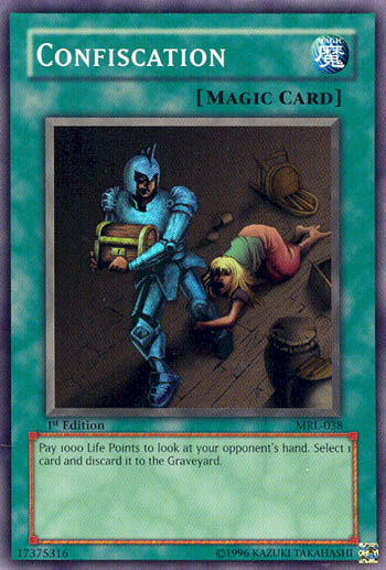 Confiscation [MRL-038] Super Rare Yu-Gi-Oh!