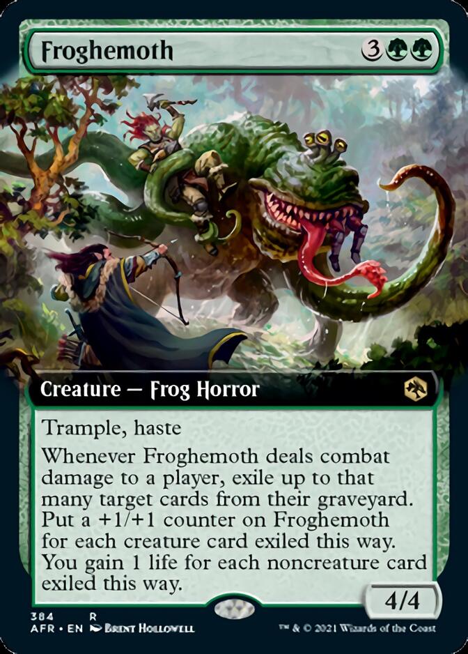 Froghemoth (Extended Art) [Dungeons & Dragons: Adventures in the Forgotten Realms] Magic: The Gathering