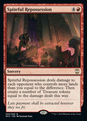Spiteful Repossession [Streets of New Capenna Commander] Magic: The Gathering