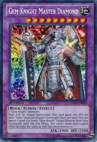 Gem-Knight Master Diamond [HA07-EN059] Secret Rare Yu-Gi-Oh!