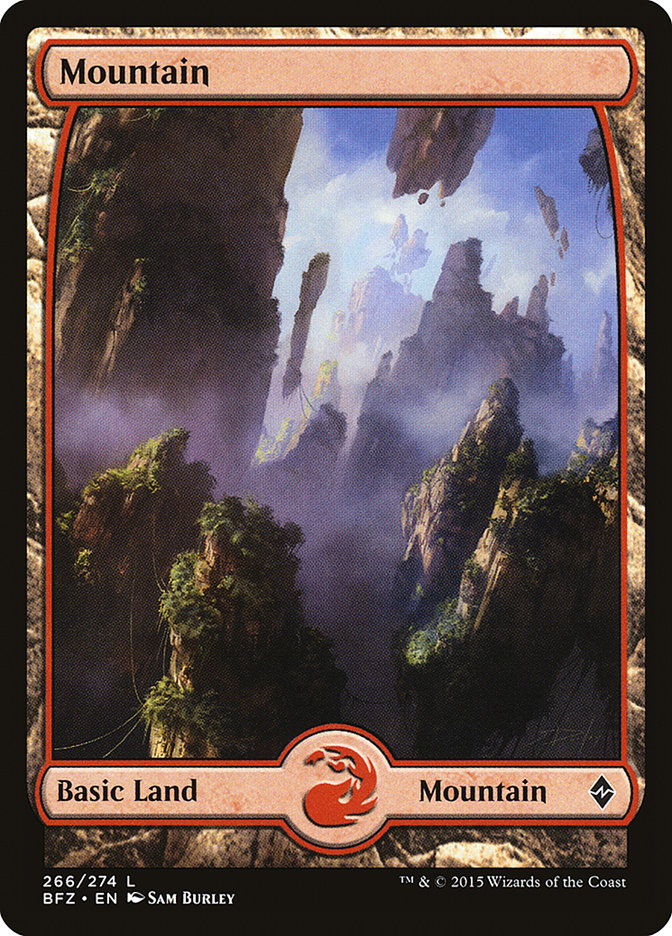 Mountain (266) [Battle for Zendikar] Magic: The Gathering