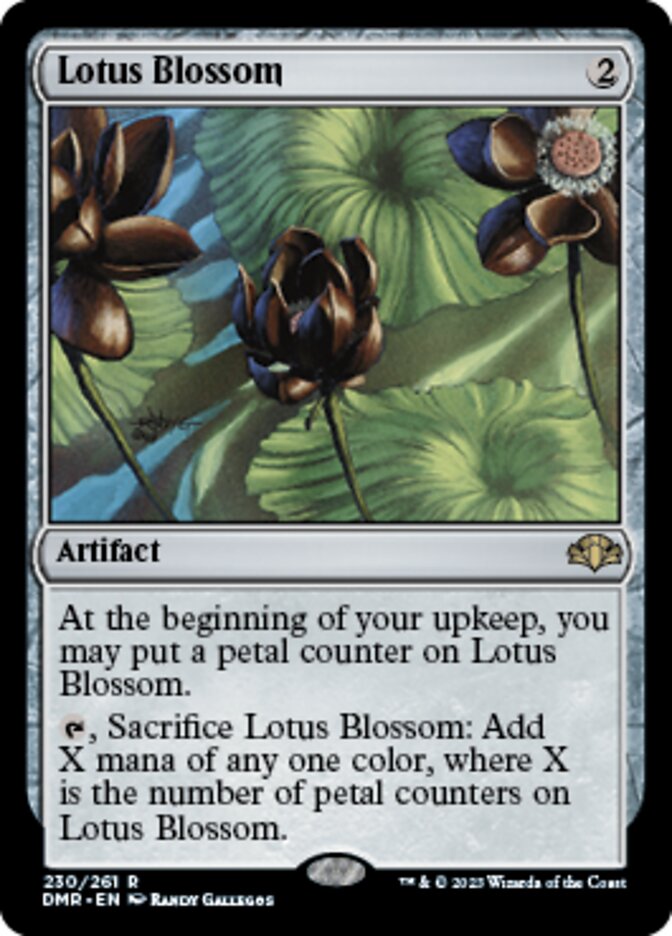 Lotus Blossom [Dominaria Remastered] Magic: The Gathering