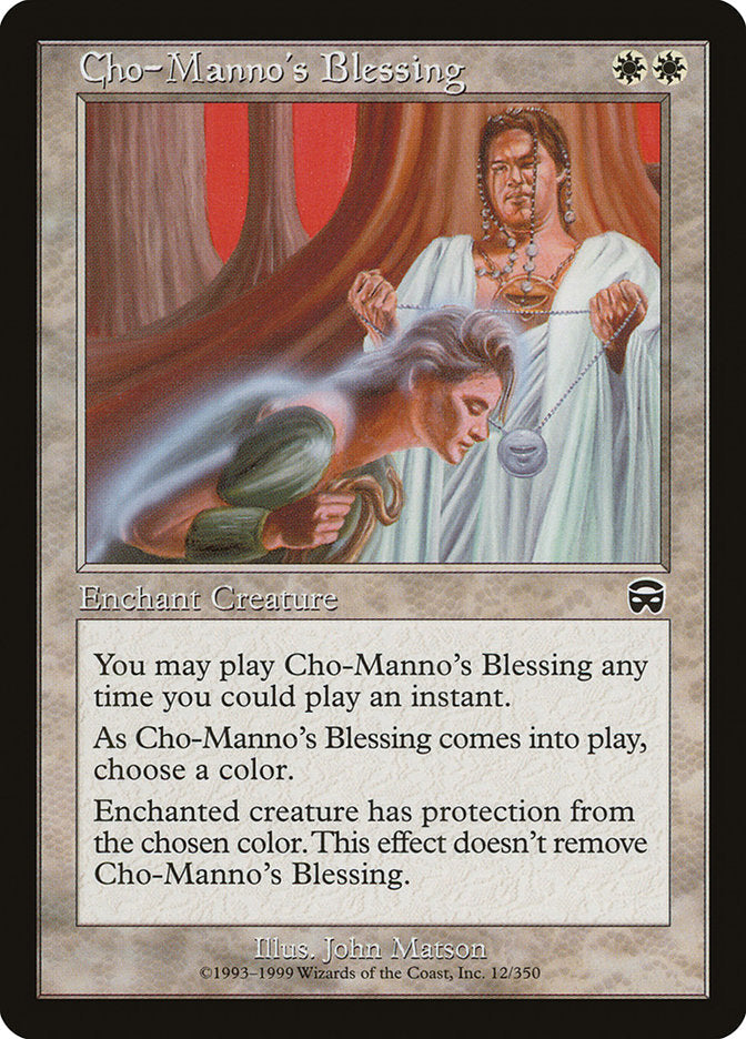 Cho-Manno's Blessing [Mercadian Masques] Magic: The Gathering