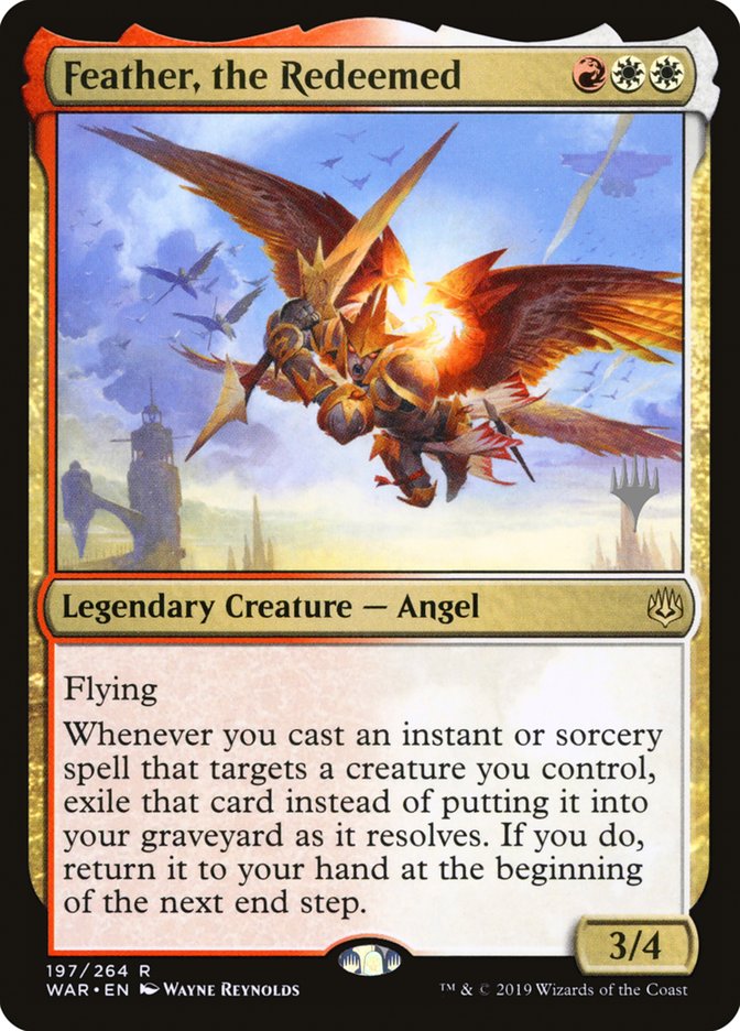 Feather, the Redeemed (Promo Pack) [War of the Spark Promos] Magic: The Gathering