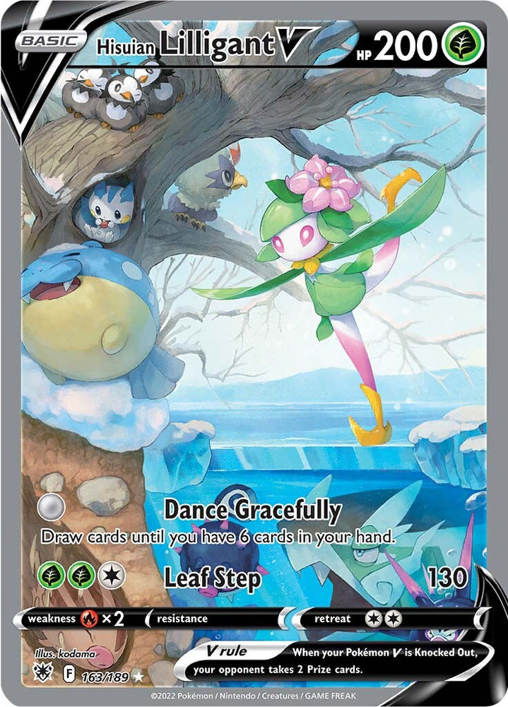Hisuian Lilligant V (163/189) [Sword & Shield: Astral Radiance] Pokémon