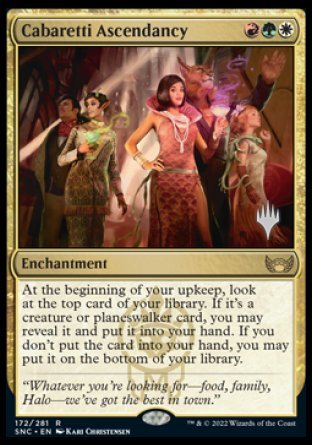 Cabaretti Ascendancy (Promo Pack) [Streets of New Capenna Promos] Magic: The Gathering